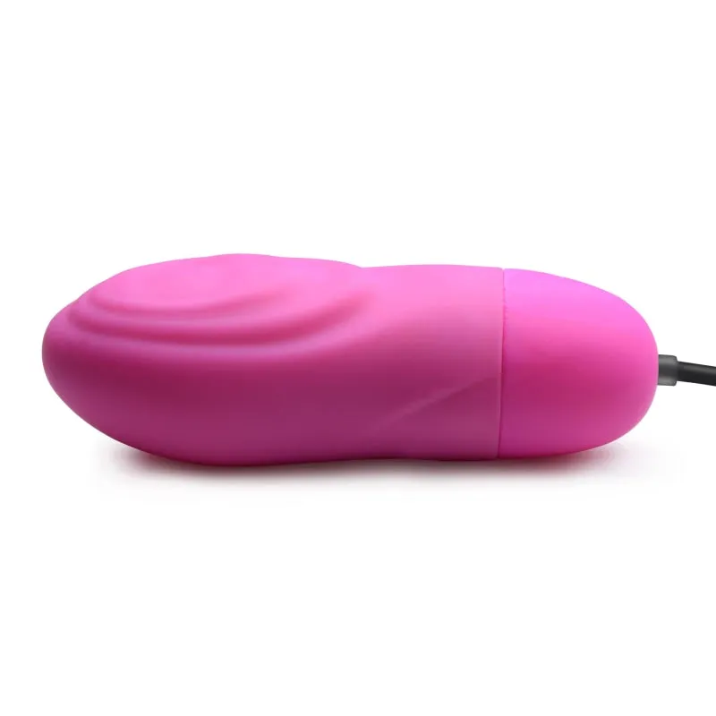 7x Pulsing Rechargeable Silicone Vibrator - Pink