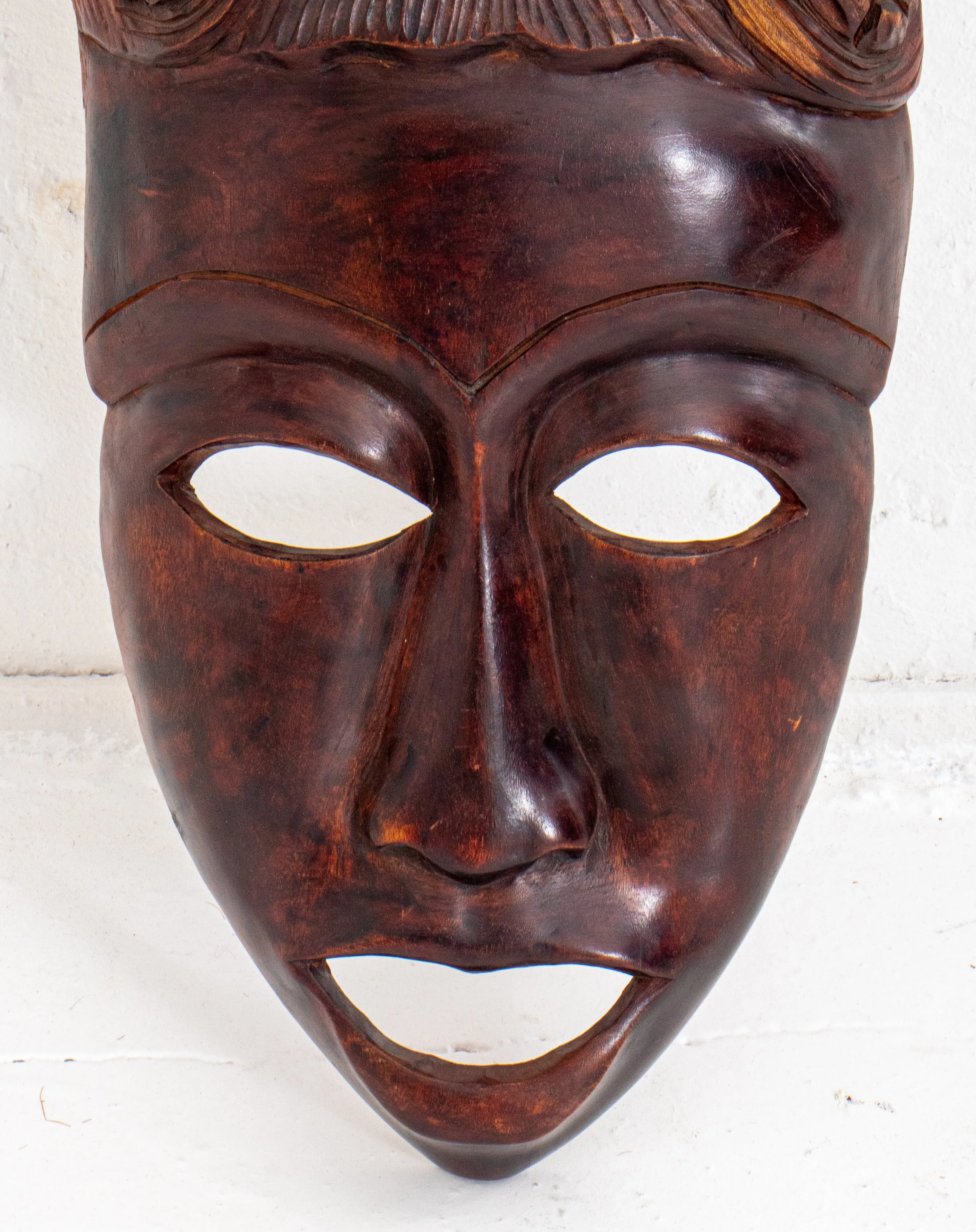 African Carved Female Mask