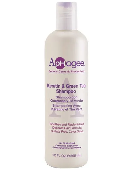 Aphogee Keratin And Green Tea Shampoo 355ml