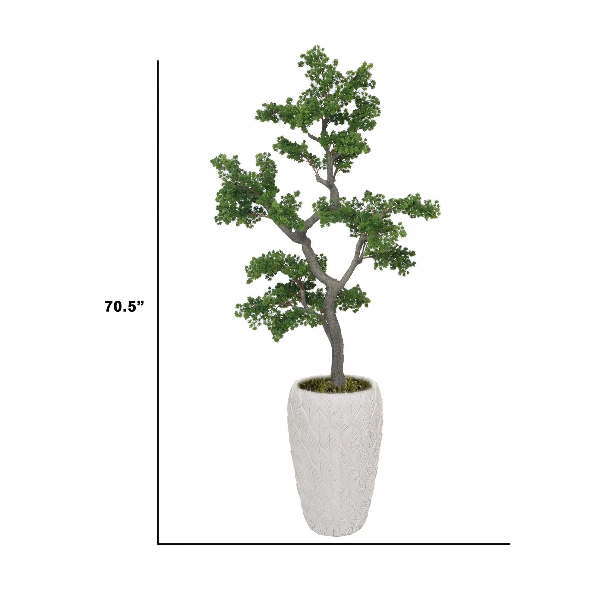 Artificial Faux White Pine Tree | Real Touch Faux Pinus Strobus Tree