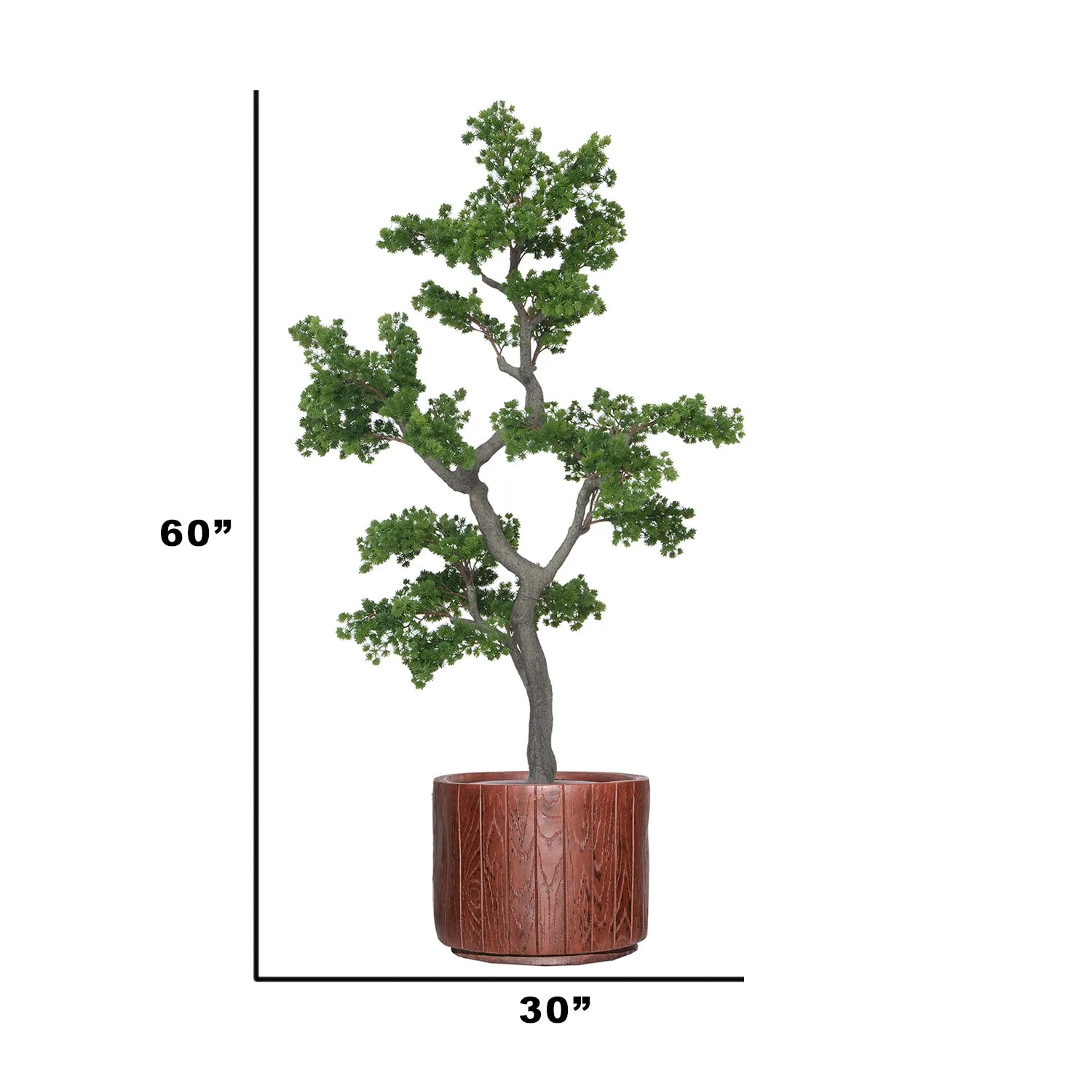 Artificial Faux White Pine Tree | Real Touch Faux Pinus Strobus Tree