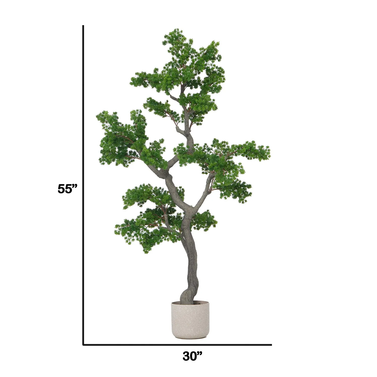 Artificial Faux White Pine Tree | Real Touch Faux Pinus Strobus Tree