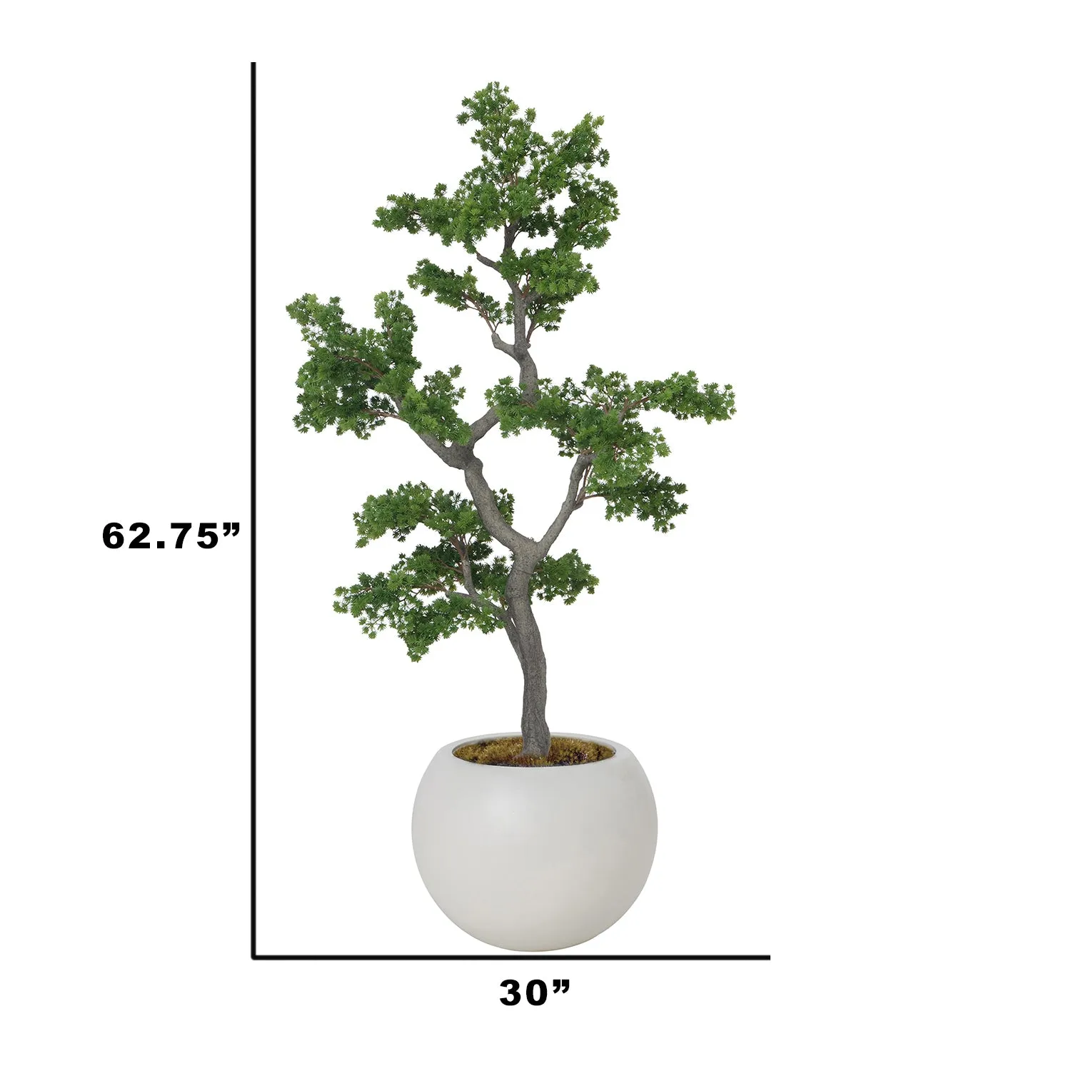 Artificial Faux White Pine Tree | Real Touch Faux Pinus Strobus Tree