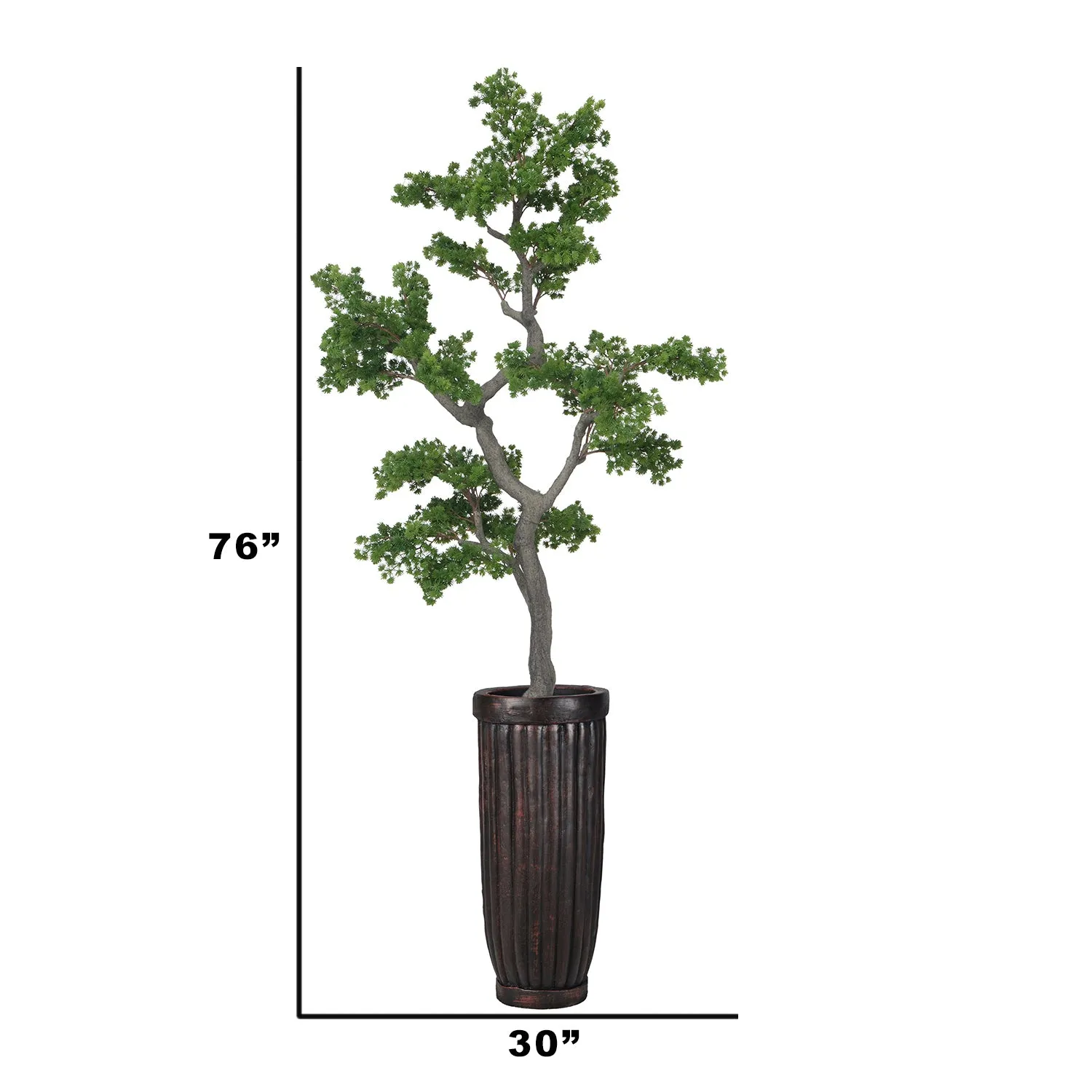 Artificial Faux White Pine Tree | Real Touch Faux Pinus Strobus Tree