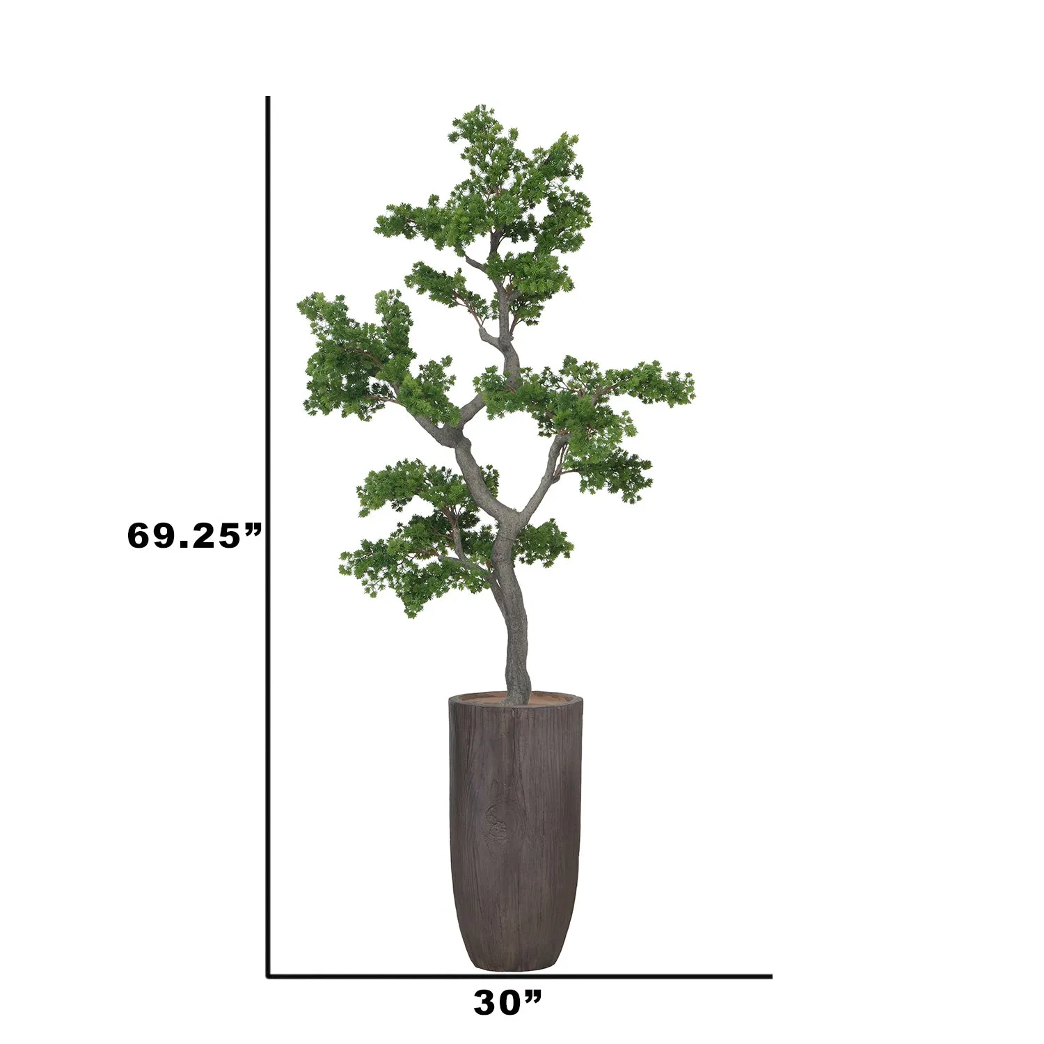 Artificial Faux White Pine Tree | Real Touch Faux Pinus Strobus Tree