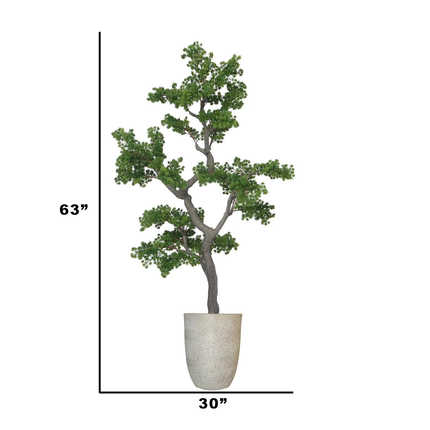 Artificial Faux White Pine Tree | Real Touch Faux Pinus Strobus Tree