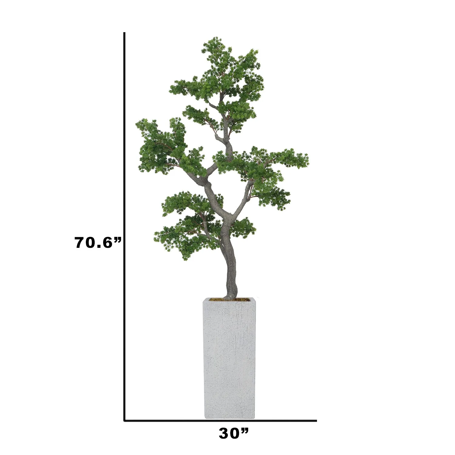 Artificial Faux White Pine Tree | Real Touch Faux Pinus Strobus Tree