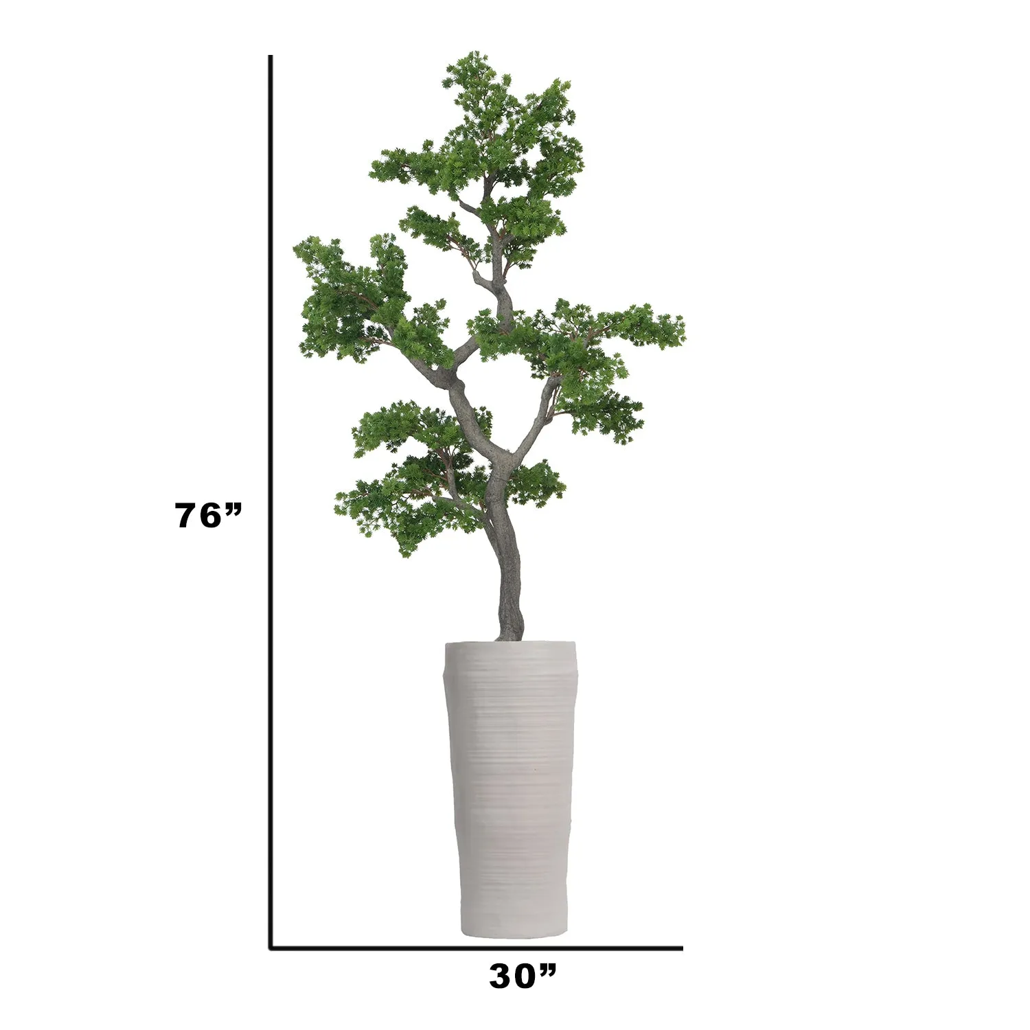 Artificial Faux White Pine Tree | Real Touch Faux Pinus Strobus Tree