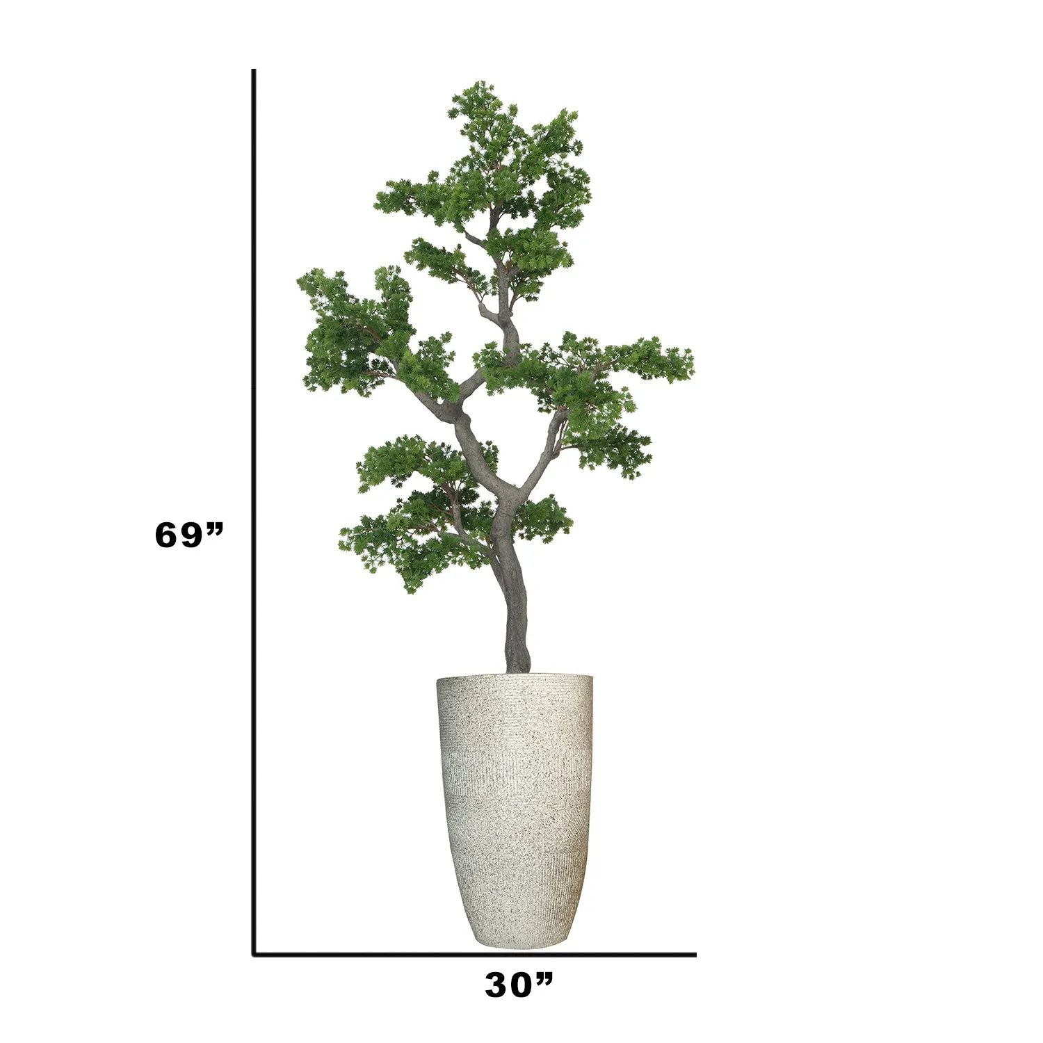 Artificial Faux White Pine Tree | Real Touch Faux Pinus Strobus Tree