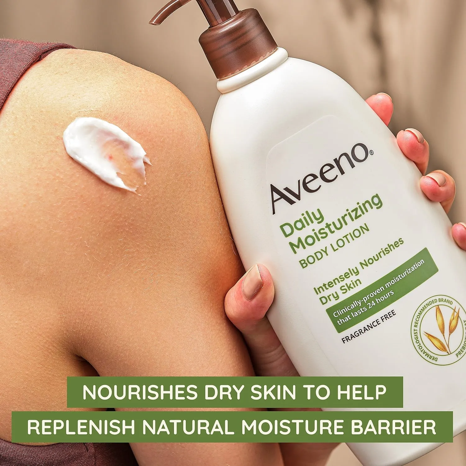 Aveeno Daily Moisturizing Lotion with Oat for Dry Skin, 12 fl. oz