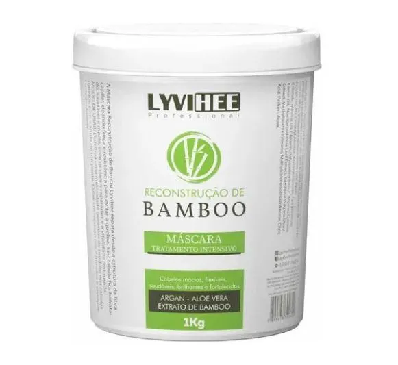 Bamboo Nourishng Nutritive Almond Argan Reconstruction Mask 1kg - Lyvihee