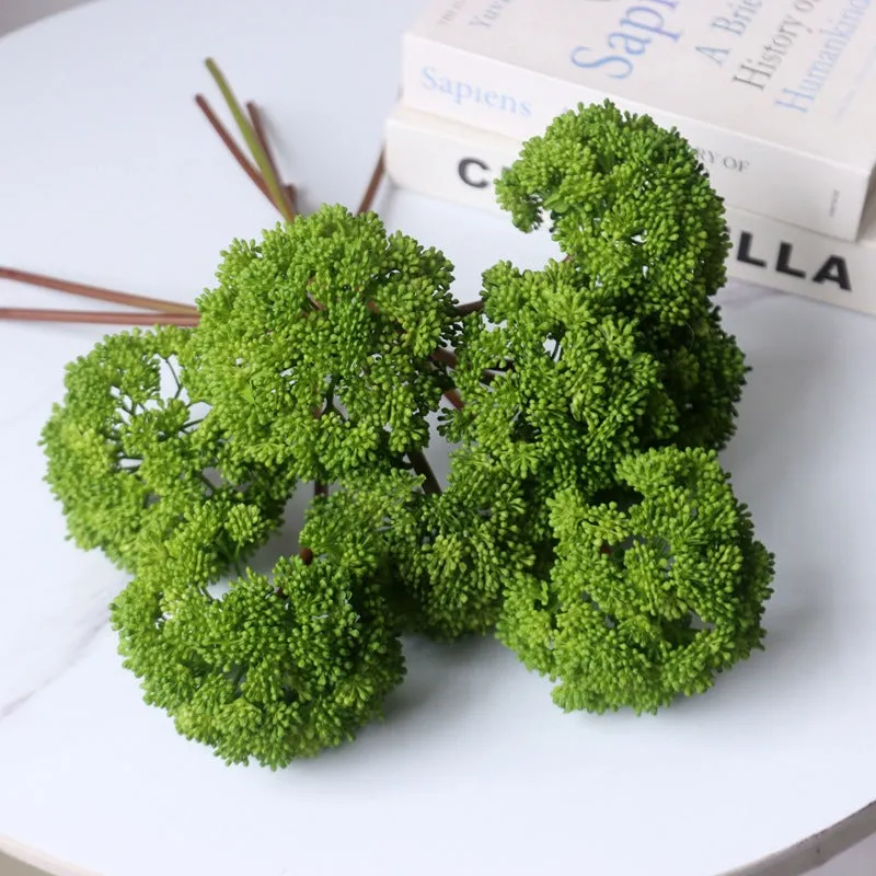 Bulk Real Touch Sedum Cluster Stem Artificial Plant Wholesale