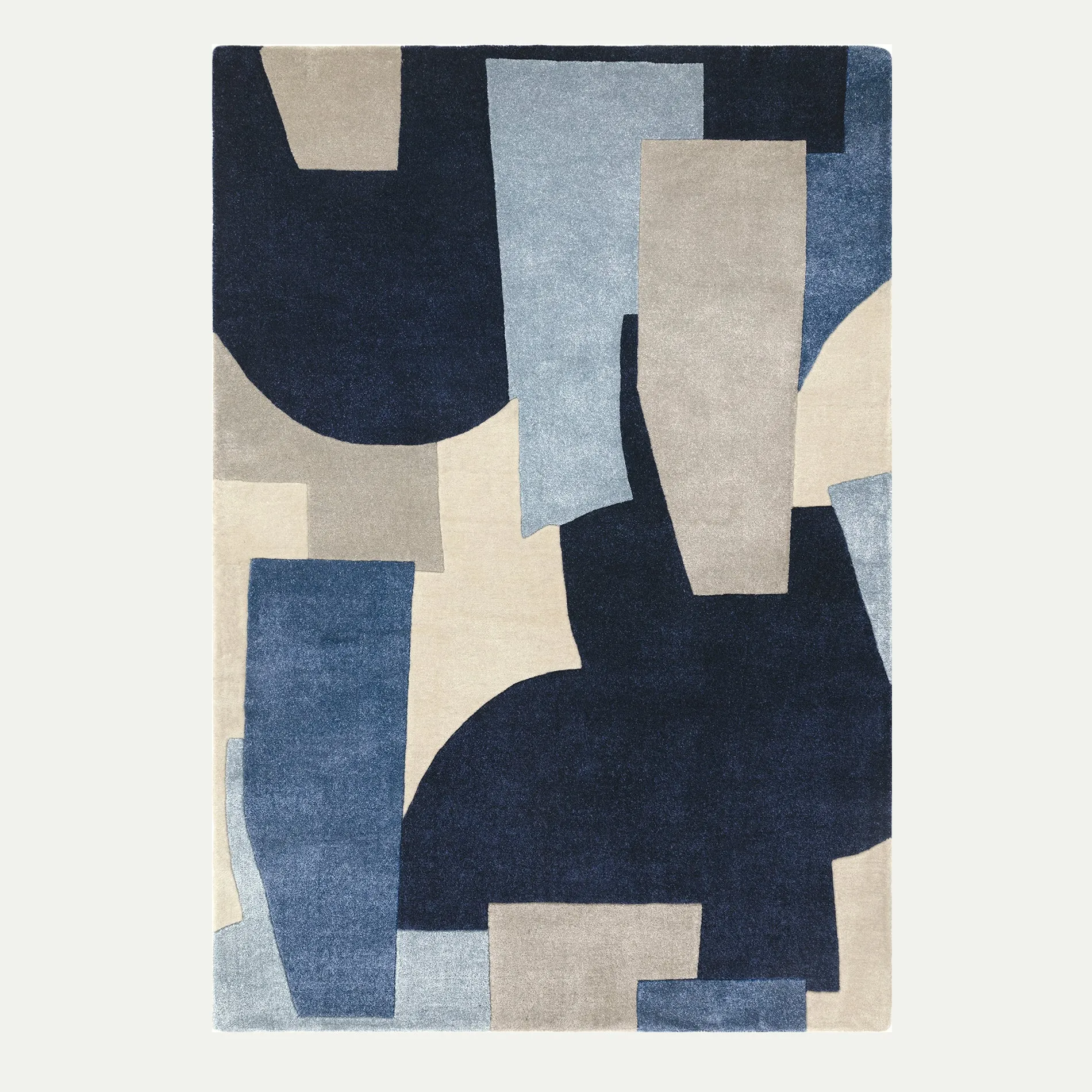 Camden Hand Tufted Recycled PET Rug - Blue