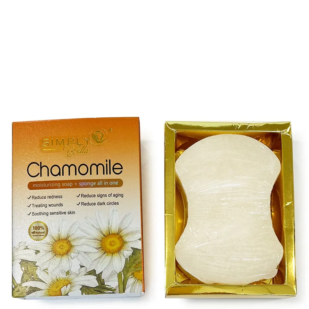 CHAMOMILE MOISTURIZING SOAP   SPONGE ALL IN ONE (12 units)