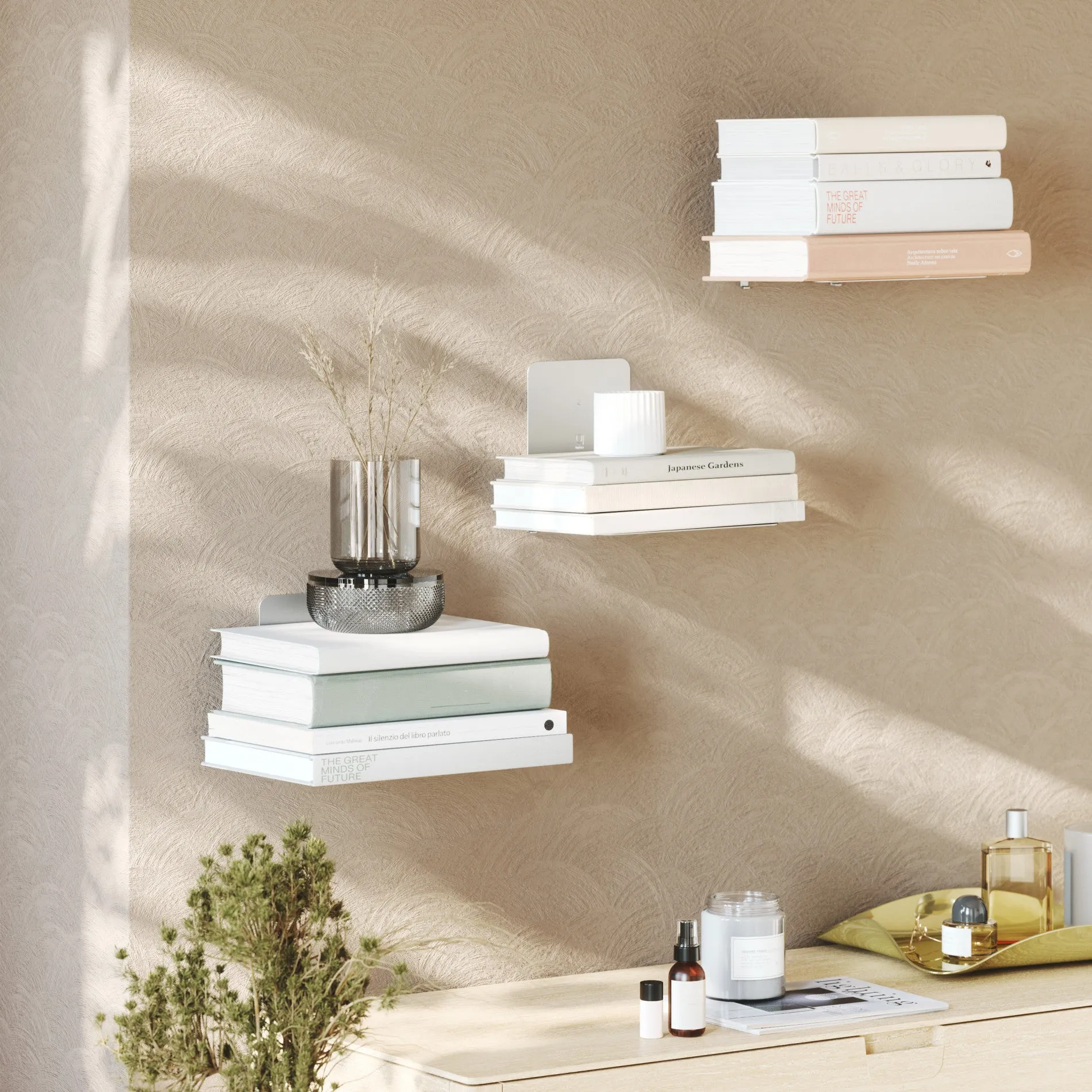 Conceal Shelves, Set Of 3