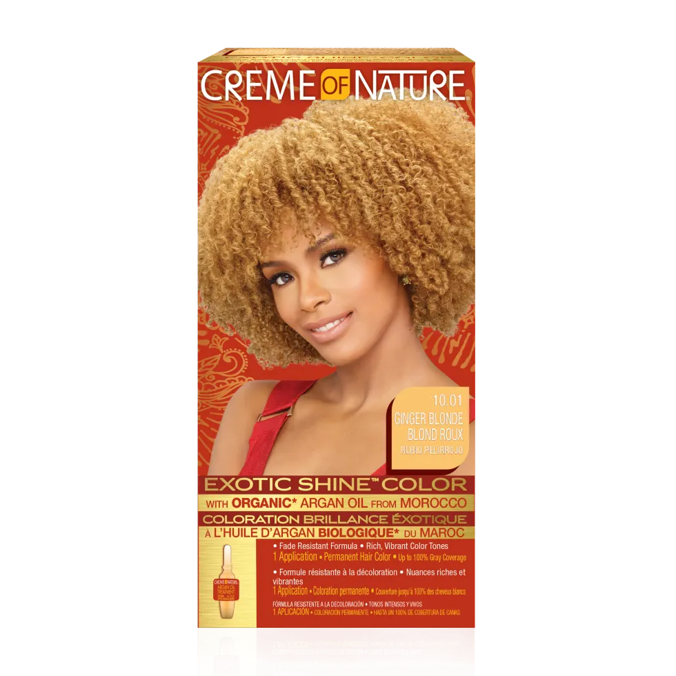 Creme of Nature Exotic Shine™ Color with Argan Oil from Morocco 10.01 Ginger Blonde