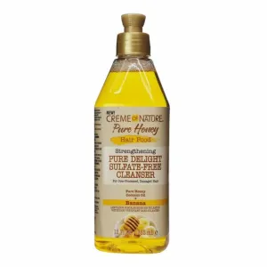 Creme of Nature Pure Honey Hair Food Strengthening Pure Delight Sulfate-Free Cleanser 12oz