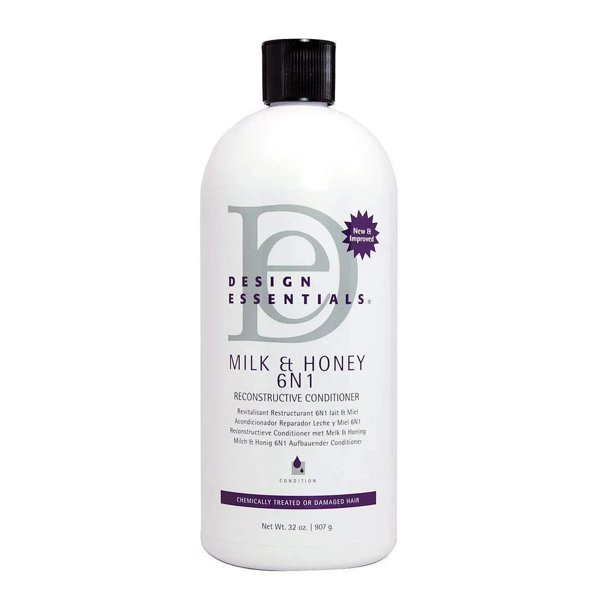 Design Essentials Milk & Honey 6 N 1 Reconstructive Conditioner 32oz