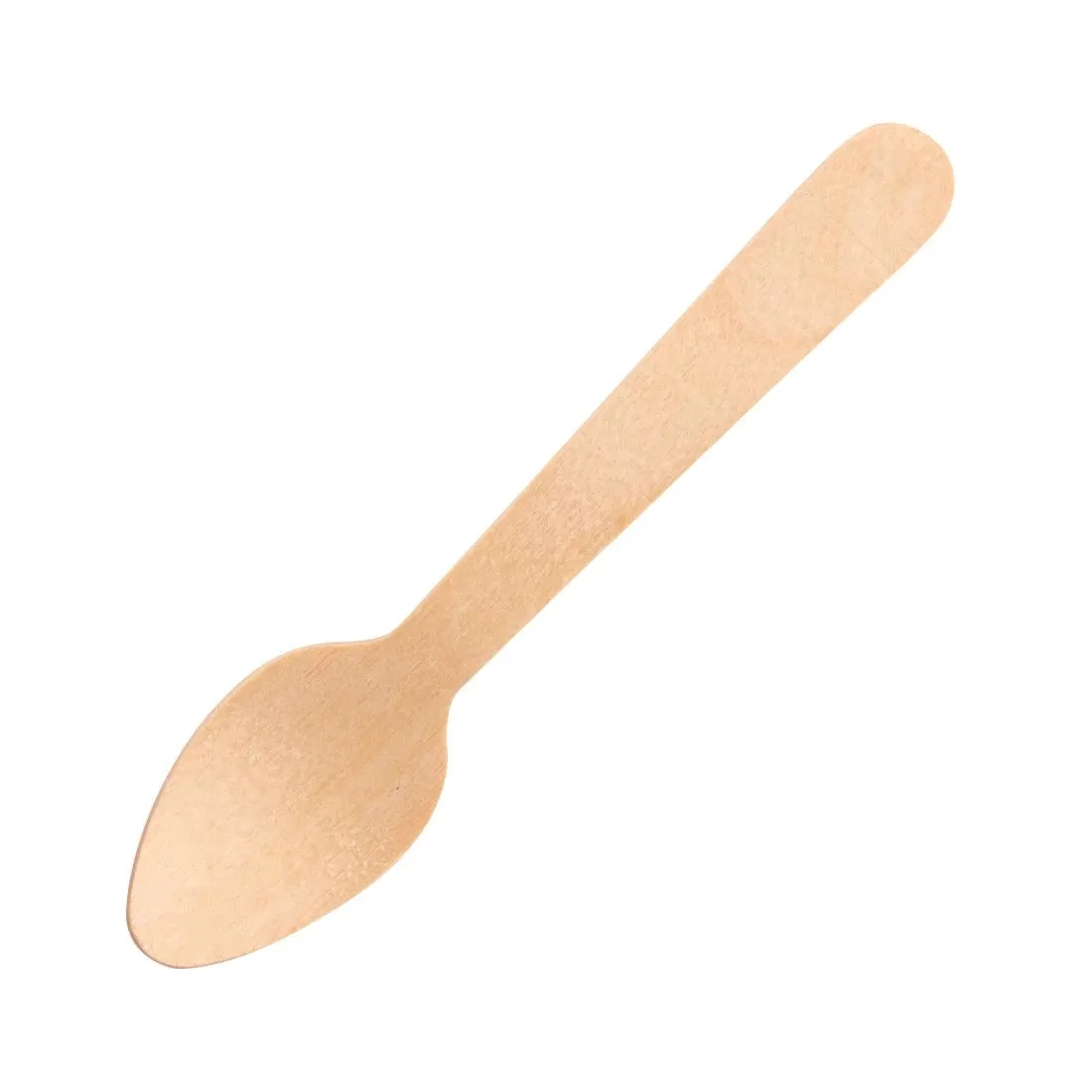 DK398 Fiesta Green Biodegradable Wooden Teaspoons (Pack of 100)