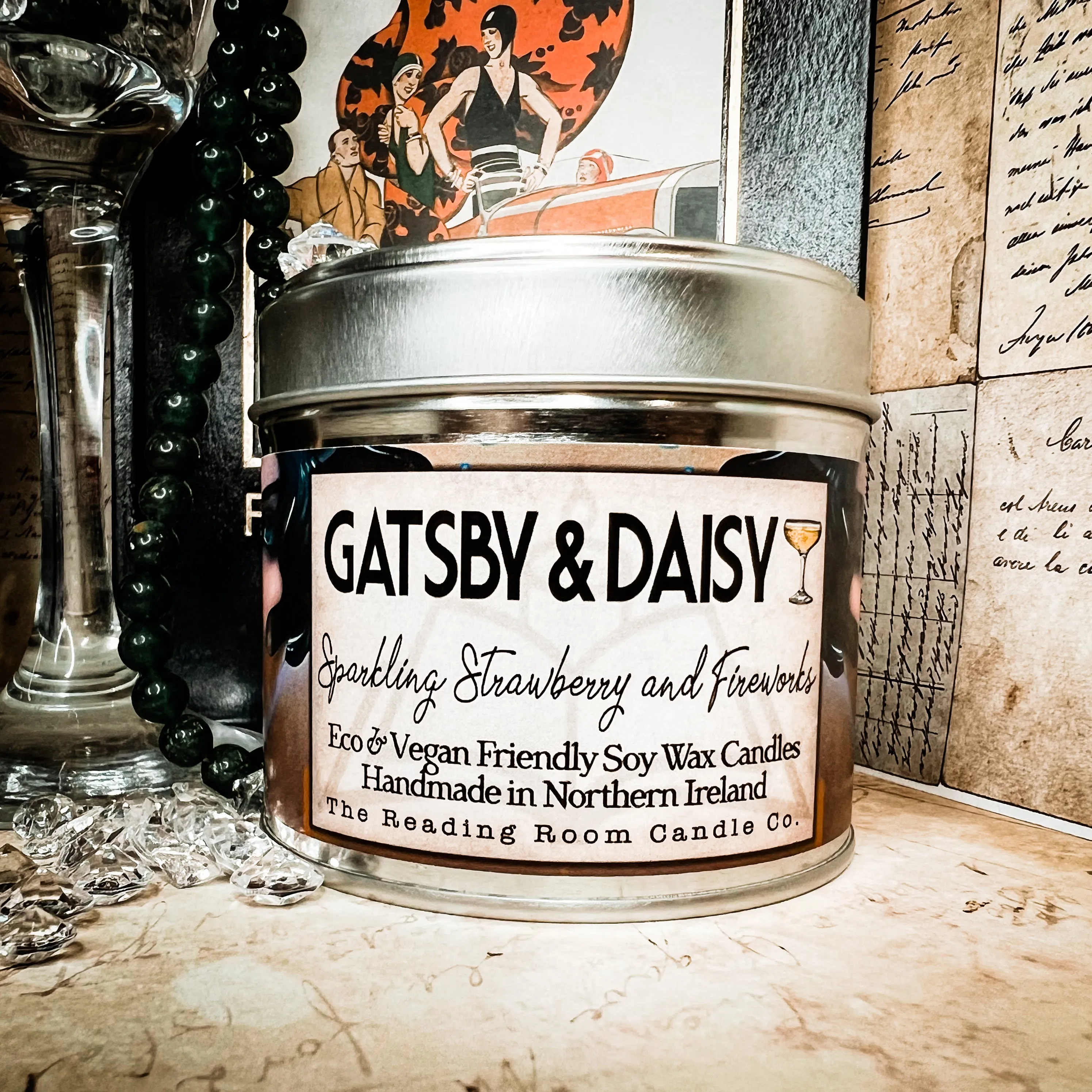 Gatsby & Daisy- Sparkling Strawberry and Fireworks