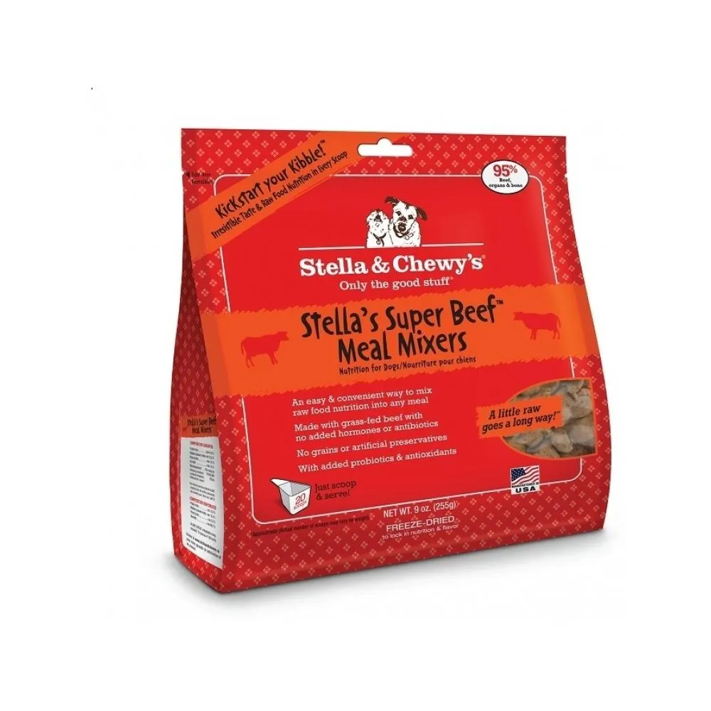 Grain Free Freeze Dried Grass Fed Beef Dog Meal Mixers