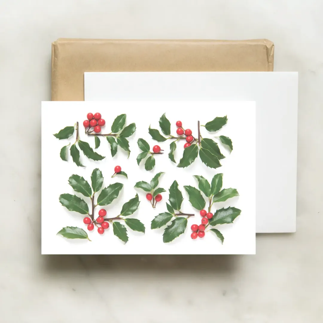 Holly Card