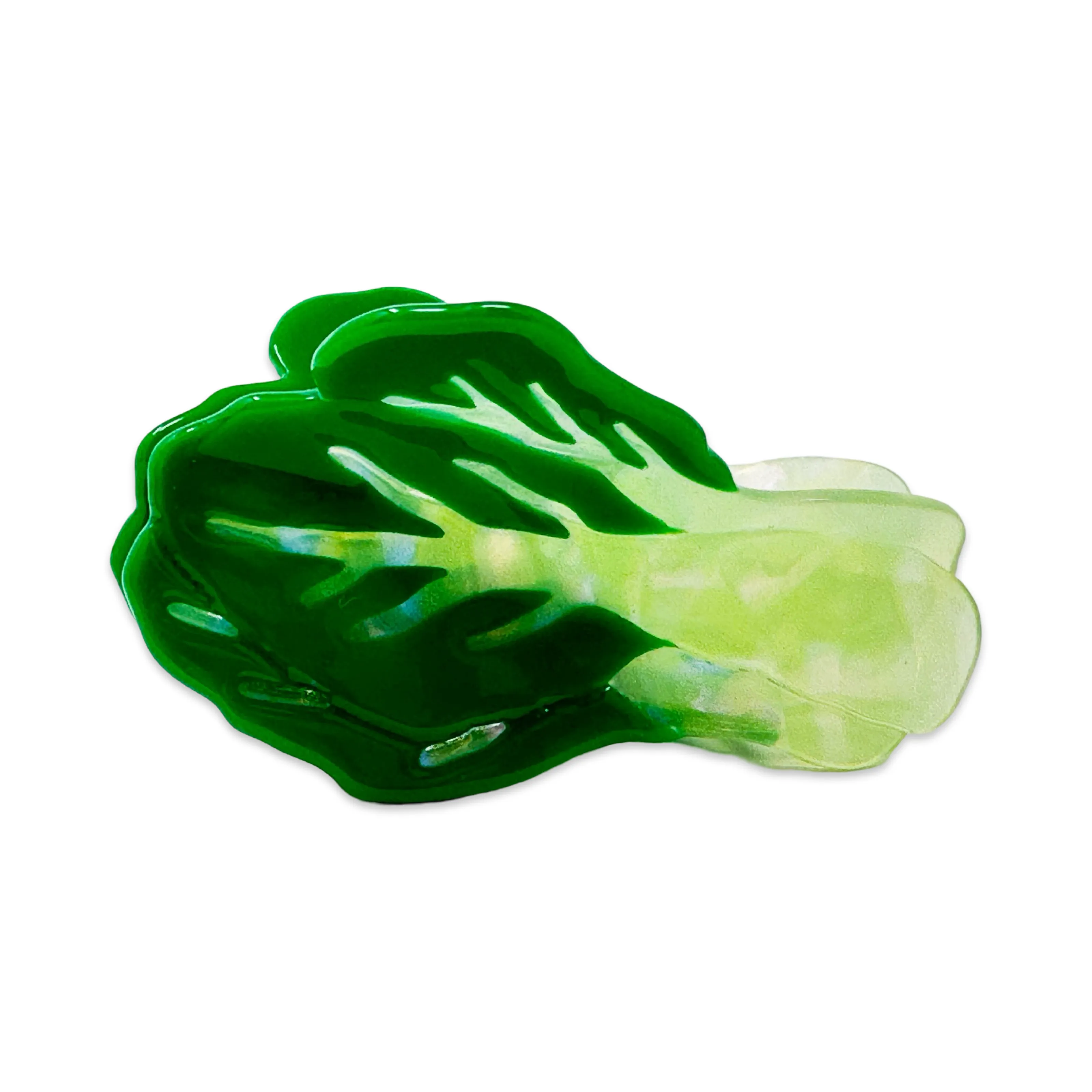 Large Bok Choy Hair Claw Clip