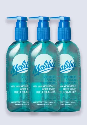 Malibu Ice Blue Cooling After Sun Gel 200ml - 3 Pack Saver