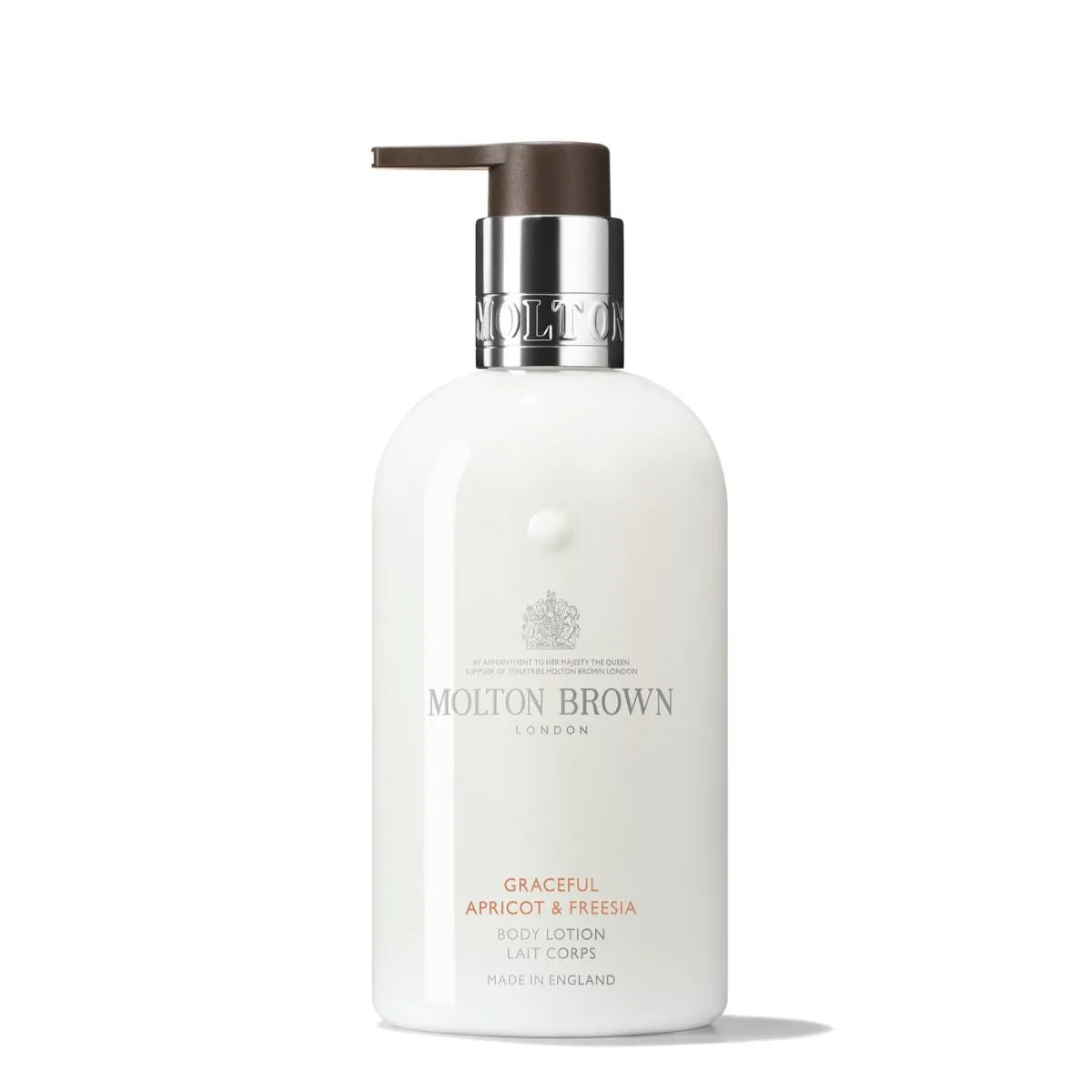 Molton Brown Graceful Apricot & Freesia Body Lotion.