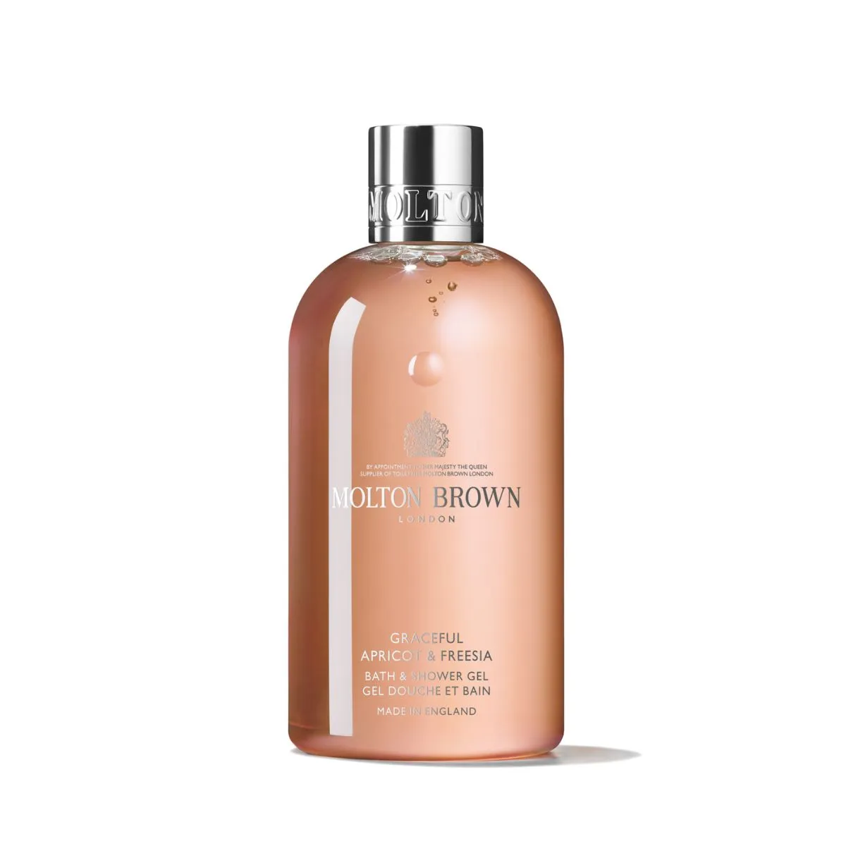 Molton Brown Graceful Apricot & Fresia Bath & Shower Gel.