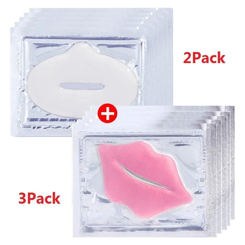 Packs Crystal Collagen Anti Aging Moisture Essence Gel Patch Lip Masks