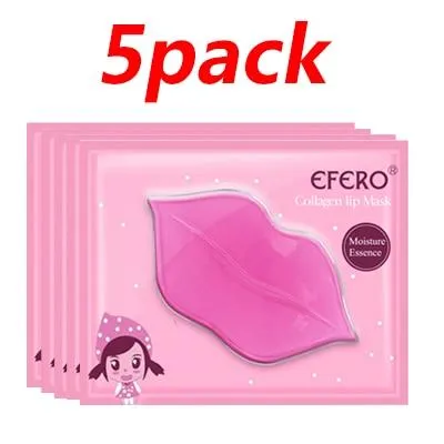 Packs Crystal Collagen Anti Aging Moisture Essence Gel Patch Lip Masks