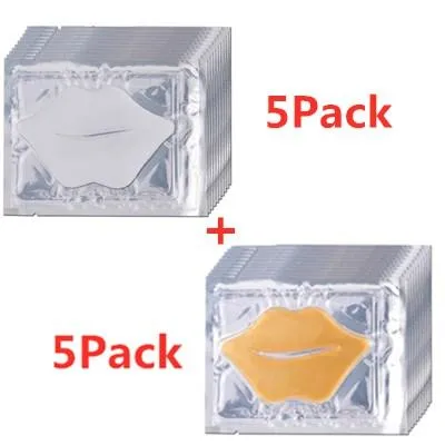 Packs Crystal Collagen Anti Aging Moisture Essence Gel Patch Lip Masks