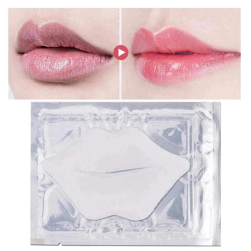 Packs Crystal Collagen Anti Aging Moisture Essence Gel Patch Lip Masks