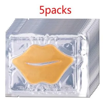 Packs Crystal Collagen Anti Aging Moisture Essence Gel Patch Lip Masks