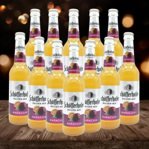 Schöfferhofer Passionfruit German Low Alcohol Beer 330ml Bottles - 2.5% ABV (12 Pack)