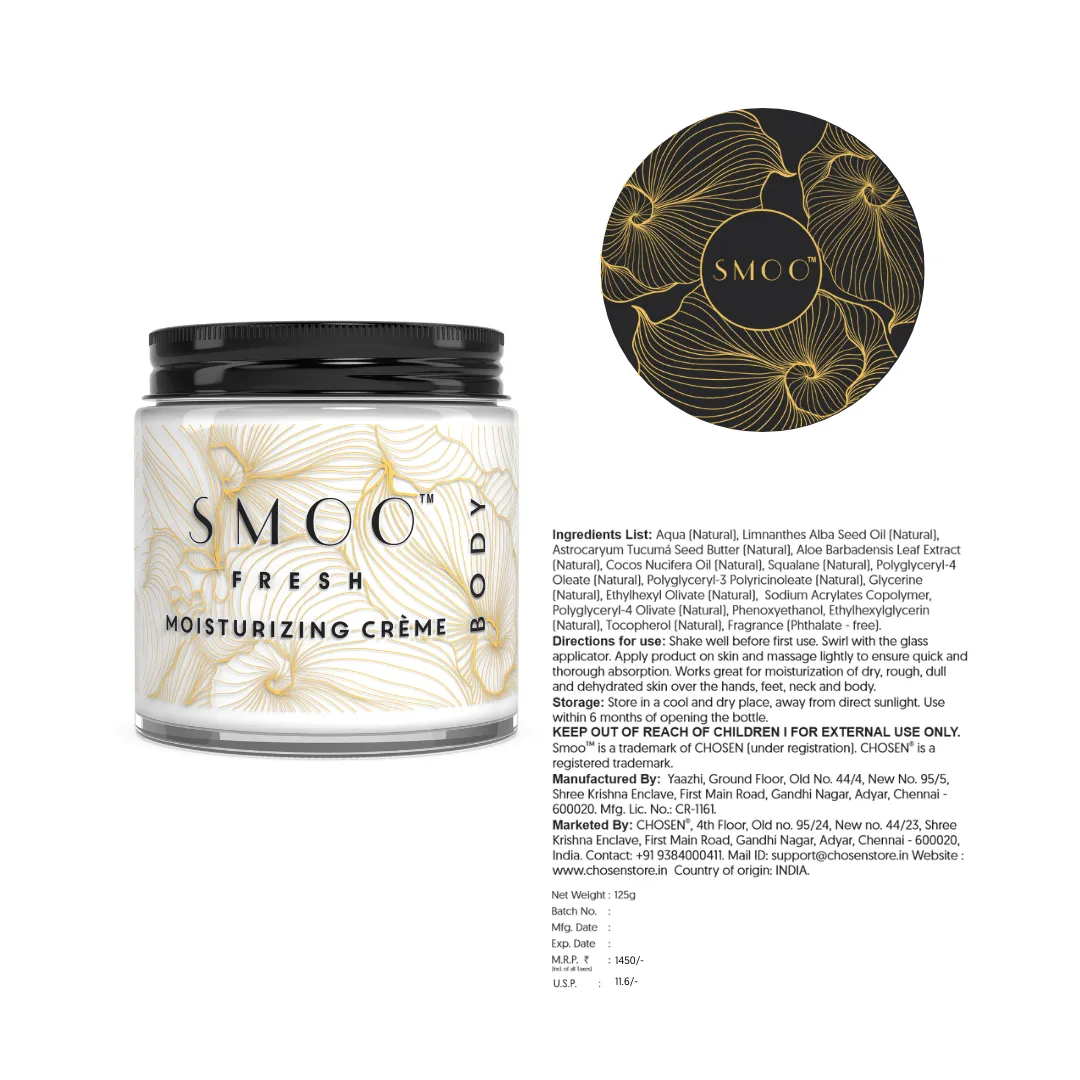 SMOO® Moisturizing Crème Fresh for Body