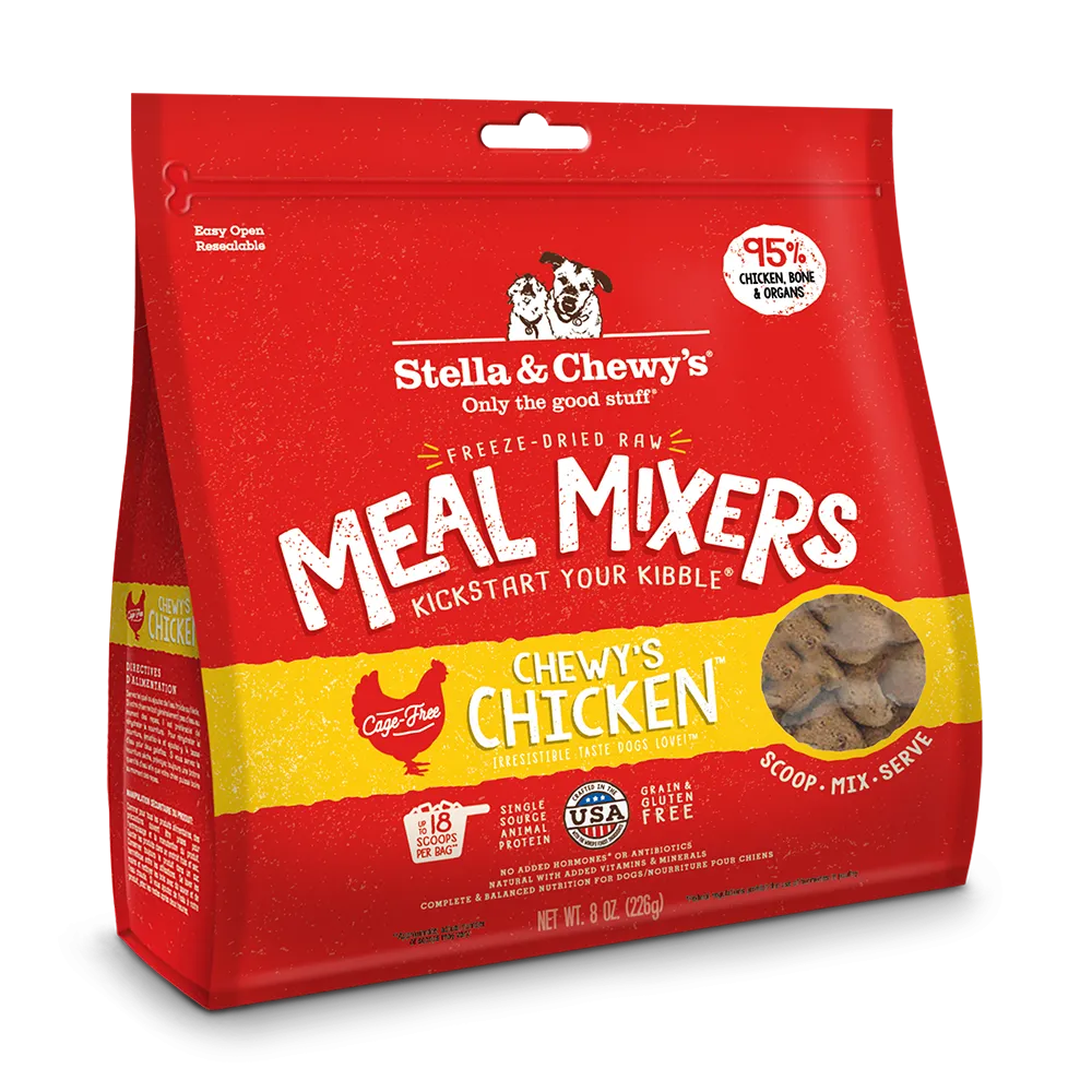 Stella & Chewy's Dog Freeze-Dried Meal Mixers - Chewy's Chicken 8oz