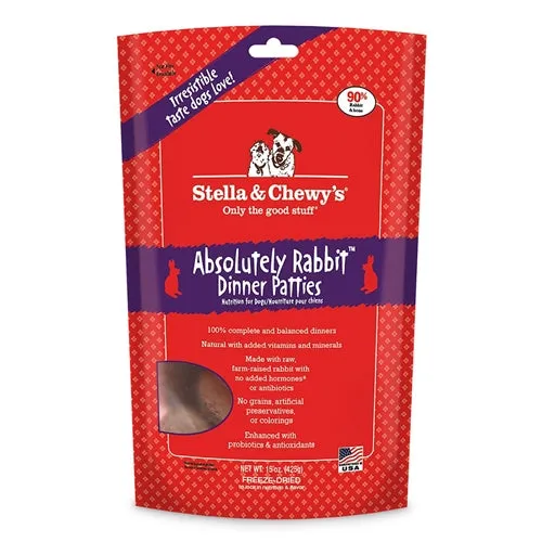 Stella & Chewy's Freeze-Dried Absolutely Rabbit Dinner for Dogs