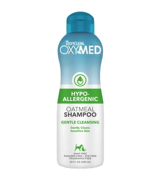 TropiClean OxyMed (Hypoallergenic) Oatmeal Shampoo For Cats & Dogs