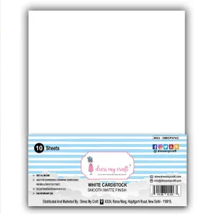 White Cardstock - Smooth Matte Finish - A4 - 300 GSM